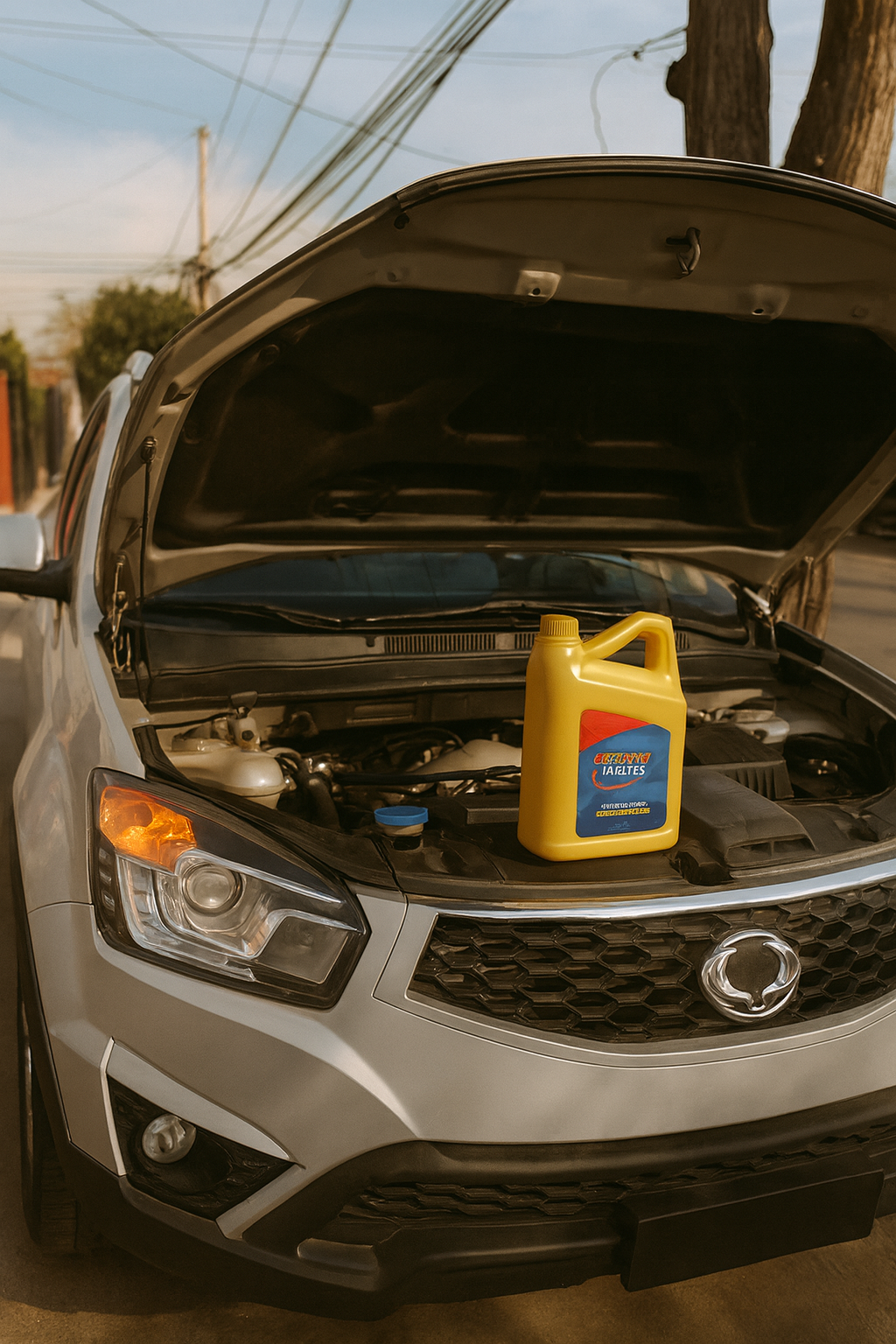 Cambio de aceite en lubricentro